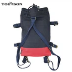 Tourbon도로 자전거 자전거 자전거 프레임 가방 방수 캔버스 작은 배낭