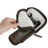 TOURBON Hunting Canvas Rifle Bolt Holder Carrier Pouch